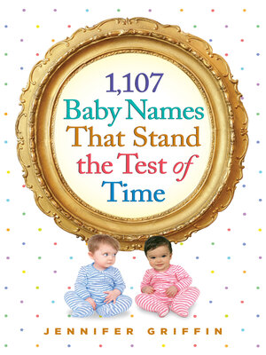 cover image of 1,107 Baby Names That Stand the Test of Time